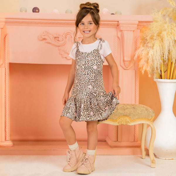 Vestido niña Animal print